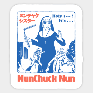 NunChuck Nun Sticker